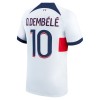 Oficiální Fotbalový Dres Paris Saint-Germain Dembele 10 Hostující 2023-24 pro Děti